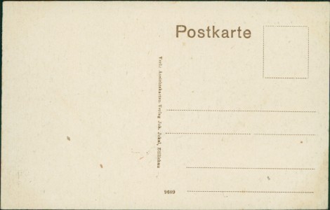 Adressseite der Ansichtskarte Züllichau, Partie am Crossener-Tor