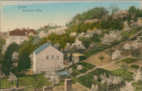 Alte Ansichtskarte Guben, Kaminsky's Berg