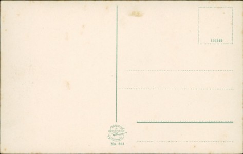 Adressseite der Ansichtskarte Hirschberg i. Schl., Korn- und Tuchlauben