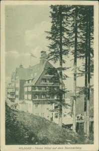 Alte Ansichtskarte Bad Wildbad, Neues Hotel auf dem Sommerberg