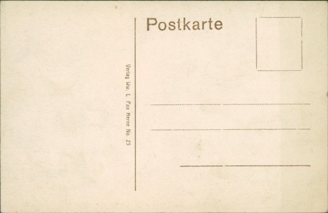 Adressseite der Ansichtskarte Herne, Bochumerstraße