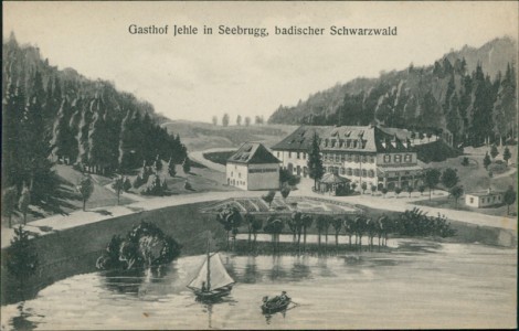Alte Ansichtskarte Schluchsee-Seebrugg, Gasthof Jehle