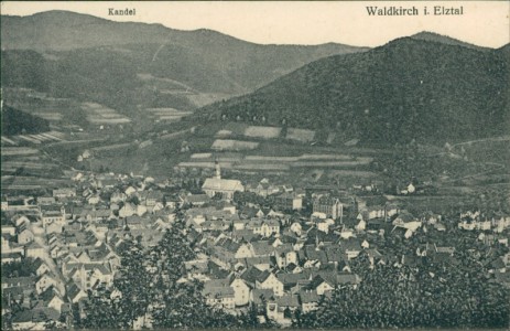 Alte Ansichtskarte Waldkirch, Gesamtansicht