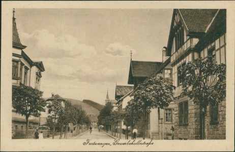 Alte Ansichtskarte Furtwangen im Schwarzwald, Gewerbehallestraße