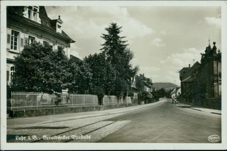 Alte Ansichtskarte Lahr/Schwarzwald, Geroldsecker Vorstadt