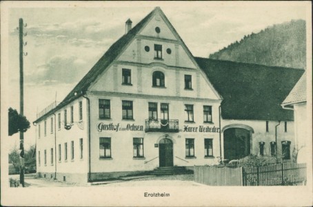 Alte Ansichtskarte Erolzheim, Gasthof zum Ochsen
