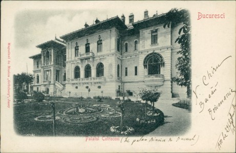 Alte Ansichtskarte Bucuresci, Palatul Cotroceni