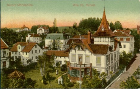 Alte Ansichtskarte Bad Wörishofen, Villa Dr. Scholz