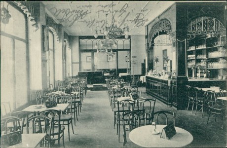 Alte Ansichtskarte Berlin W. 8, Leipzigerstr. 19, Café Klose, Inhaber Kupky