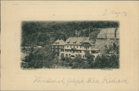 Alte Ansichtskarte Edenkoben, Waldhaus