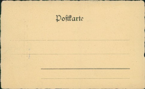 Adressseite der Ansichtskarte Berlin, Kaiser-Keller, Jubiläums-Karte zur Erinnerung an die Eröffnung am 30. Oct. 1899