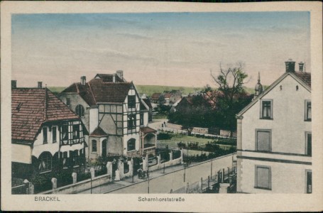 Alte Ansichtskarte Dortmund-Brackel, Scharnhorststraße