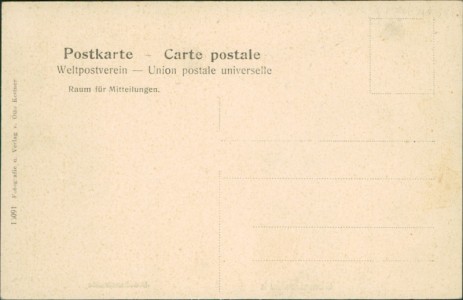 Adressseite der Ansichtskarte Gummersbach, Brückenstrasse