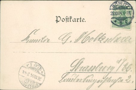 Adressseite der Ansichtskarte Görlitz, Totalansicht