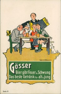 Alte Ansichtskarte Gösser Brauerei A.-G., Göss bei Leoben