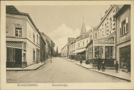 Alte Ansichtskarte Wassenberg, Kirchstraße