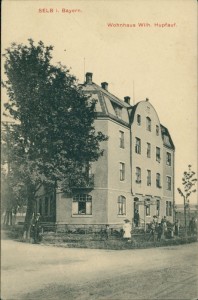 Alte Ansichtskarte Selb, Wohnhaus Wilh. Hupfauf