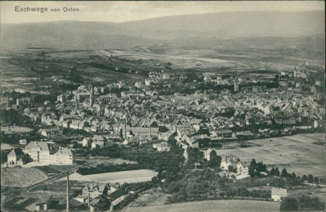 Alte Ansichtskarte Eschwege, von Osten