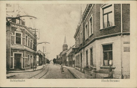 Alte Ansichtskarte Willich-Schiefbahn, Hoch-Strasse