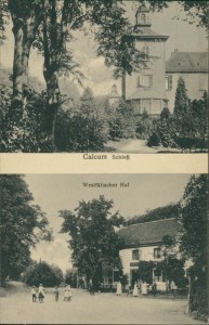 Alte Ansichtskarte Düsseldorf-Kalkum, Schloß, Westfälischer Hof