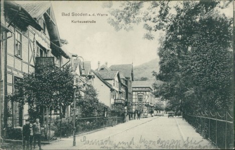 Alte Ansichtskarte Bad Sooden-Allendorf, Kurhausstraße