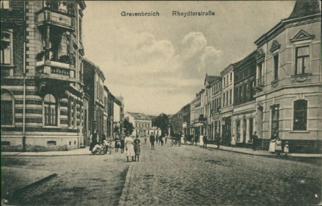 Alte Ansichtskarte Grevenbroich, Rheydterstraße