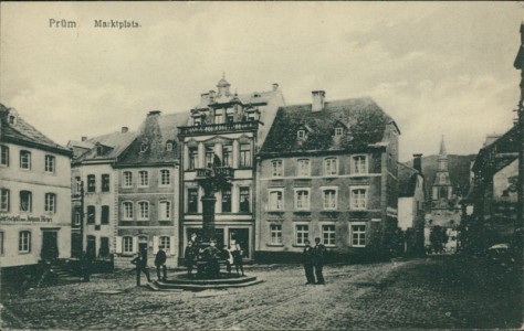 Alte Ansichtskarte Prüm, Marktplatz