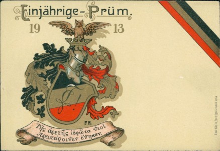 Alte Ansichtskarte Prüm, Einjährige 1913