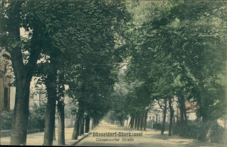 Alte Ansichtskarte Düsseldorf-Oberkassel, Düsseldorfer Straße