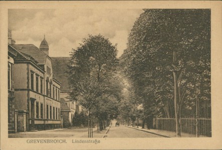 Alte Ansichtskarte Grevenbroich, Lindenstraße