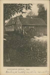 Alte Ansichtskarte Grevenbroich-Gustorf, Gustorfer Mühle