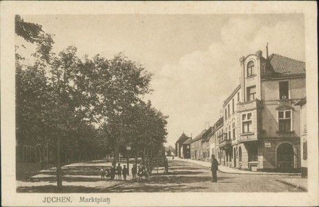 Alte Ansichtskarte Jüchen, Marktplatz