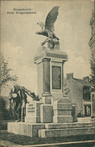 Alte Ansichtskarte Grevenbroich, Kreis Kriegerdenkmal