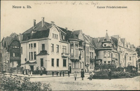Alte Ansichtskarte Neuss, Kaiser Friedrichstrasse