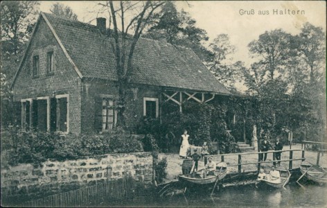 Alte Ansichtskarte Haltern am See, Stadtmühle Haltern