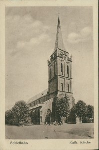 Alte Ansichtskarte Willich-Schiefbahn, Kath. Kirche