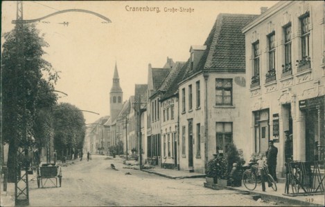 Alte Ansichtskarte Kranenburg, Große-Straße