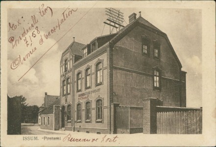 Alte Ansichtskarte Issum, Postamt