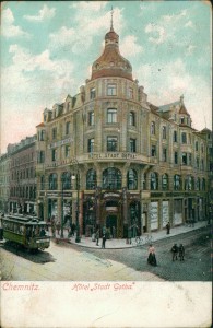 Alte Ansichtskarte Chemnitz, Hotel "Stadt Gotha"
