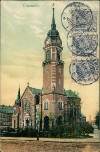 Alte Ansichtskarte Chemnitz, St. Lukaskirche