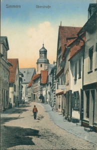 Alte Ansichtskarte Simmern, Oberstraße