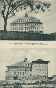 Alte Ansichtskarte Simmern, Real-Progymnasium