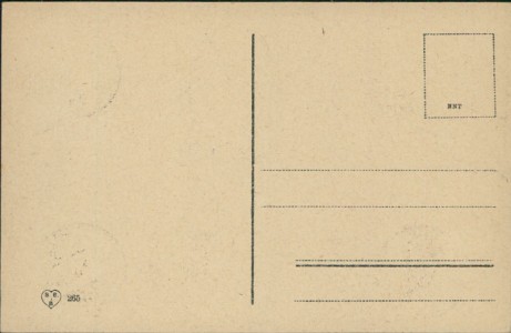 Adressseite der Ansichtskarte Danzig / Gdańsk, Friedrich-Wilhelm-Schützenhaus