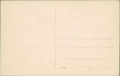 Adressseite der Ansichtskarte Saarbrücken, Ludwigs-Gymnaisum