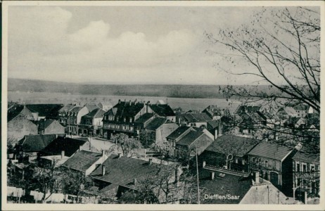 Alte Ansichtskarte Dillingen/ Saar-Diefflen, Teilansicht