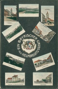 Alte Ansichtskarte Helmbrechts, Mehrbildkarte