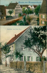 Alte Ansichtskarte Heroldsberg-Großgeschaidt, Gasthaus von Peter Stoy