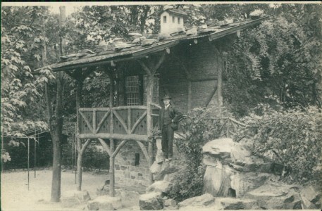 Alte Ansichtskarte Wiesbaden, Holländisches Café