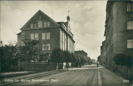 Alte Ansichtskarte Löbau, Martin Mutschmann Haus