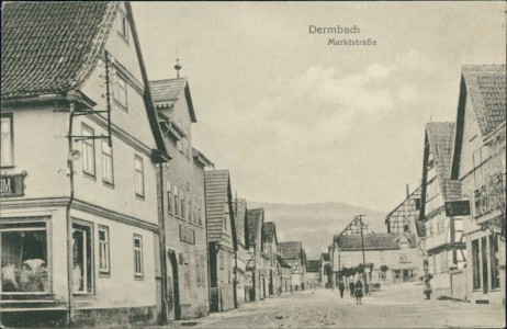 Alte Ansichtskarte Dermbach, Marktstraße